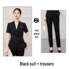 Women's Summer Short-Sleeve Suit for Elegant Professional Look