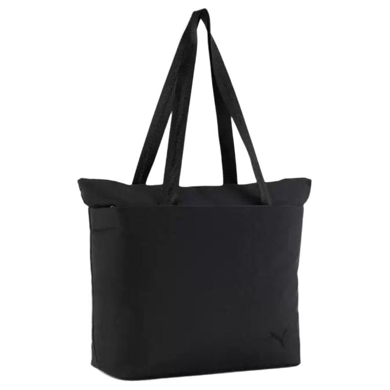 Puma Logo Fashion Versatile Sports Tote Bag Women Tote Bag Black 091280-01 Black