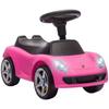 Ride On Car, Porsche Licensed Toddler Push Car with Horn, Headlights, Sound and Steering Wheel for 18-36 Months, Pink