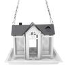 Bird Feeder House for Outside Mesh Wild Bird Feeder Large Capacity Weatherproof Bird Feeding Station Hanging for Garden Yard   Proof
