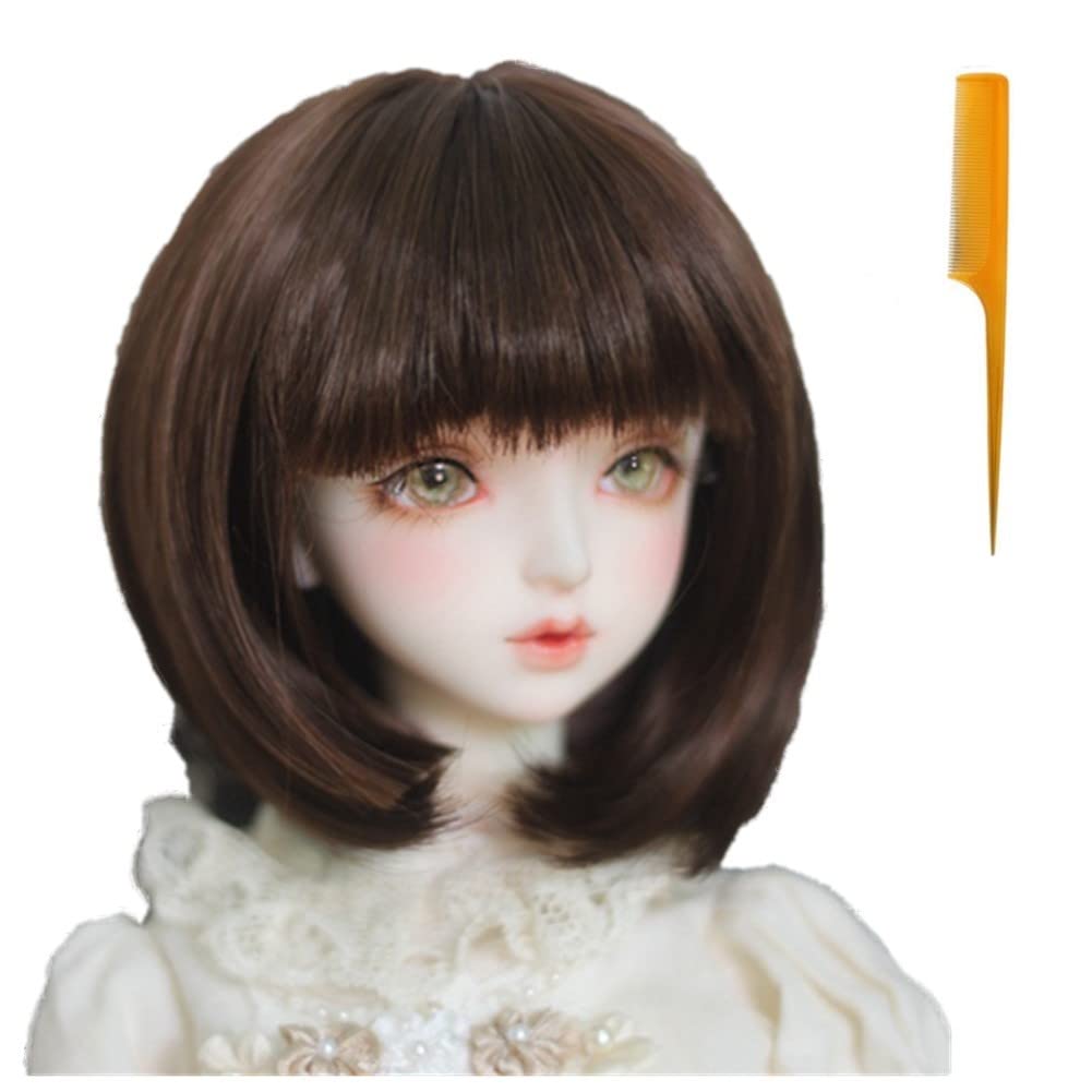 

Кукольный парик для и и Прямой Термостойкий Ручной работы DIY Кукольные волосы Аксессуары для изготовления кукол 1/3 1/6 BJD/SD куклы, Вьющийся, Длинный, Волосы, (180°C), (Маленький, 1/6)