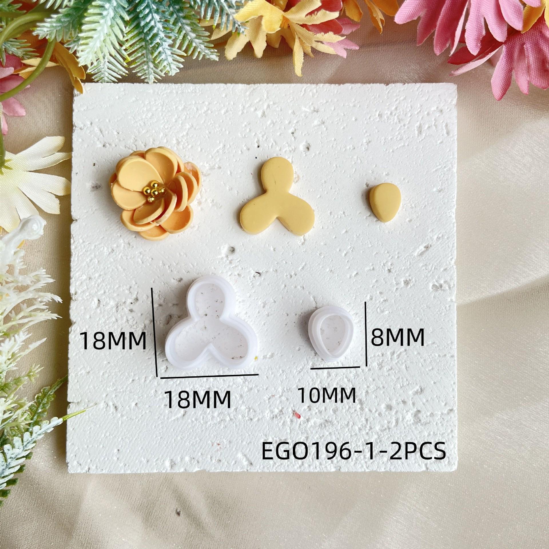 Yiguo High-Precision Clay Petal Earring Mold – Soft Clay Cutter Tool