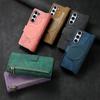 2 In 1 Detachable Zipper Cards Solt Shockproof Wallet  Phone Case for Samsung Galaxy Z Fold 6 5 4 3 Pocket  Leather Cover