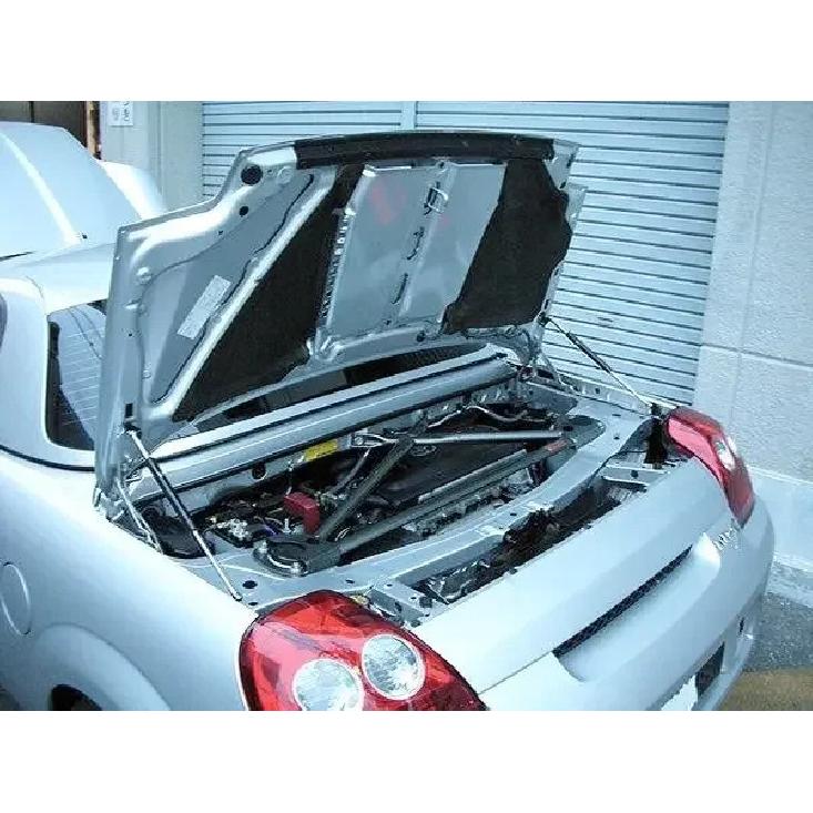 Rear Engine Hood Damper for Toyota MR2 Roadster Spyder W30 1999-2007 Carbon Fiber Cover Gas Strut Lift Support Bonnet Modify Gas