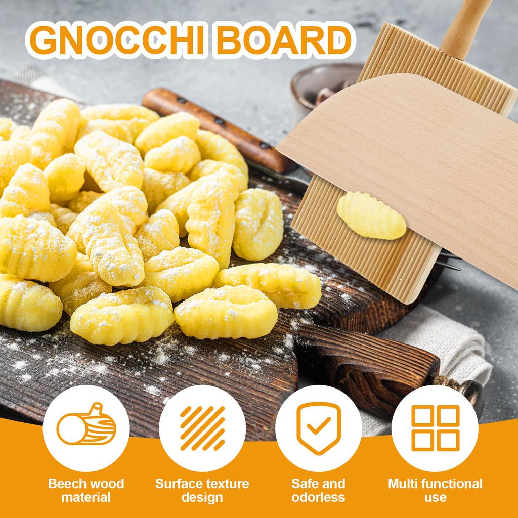 3Pcs Gnocchi Maker Boards Homemade Garganelli Board Cavatelli Pasta Maker Gnocchi Maker Paddle Kitchen Utensil Cooking Tools