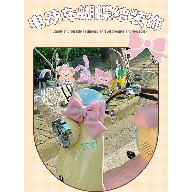 Aima Electric Bike Bow Decoration Rear Seat Ornament Sticker