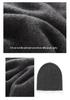 Women's 100% Pure Cashmere Knitted Bucket Hat - Autumn/Winter Warm, Face-Slimming, Thickened Style