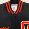 STANDARD CALIFORNIA 21AW Black x Orange SD Versity Jacket Jacket L Black/OrangeUsed