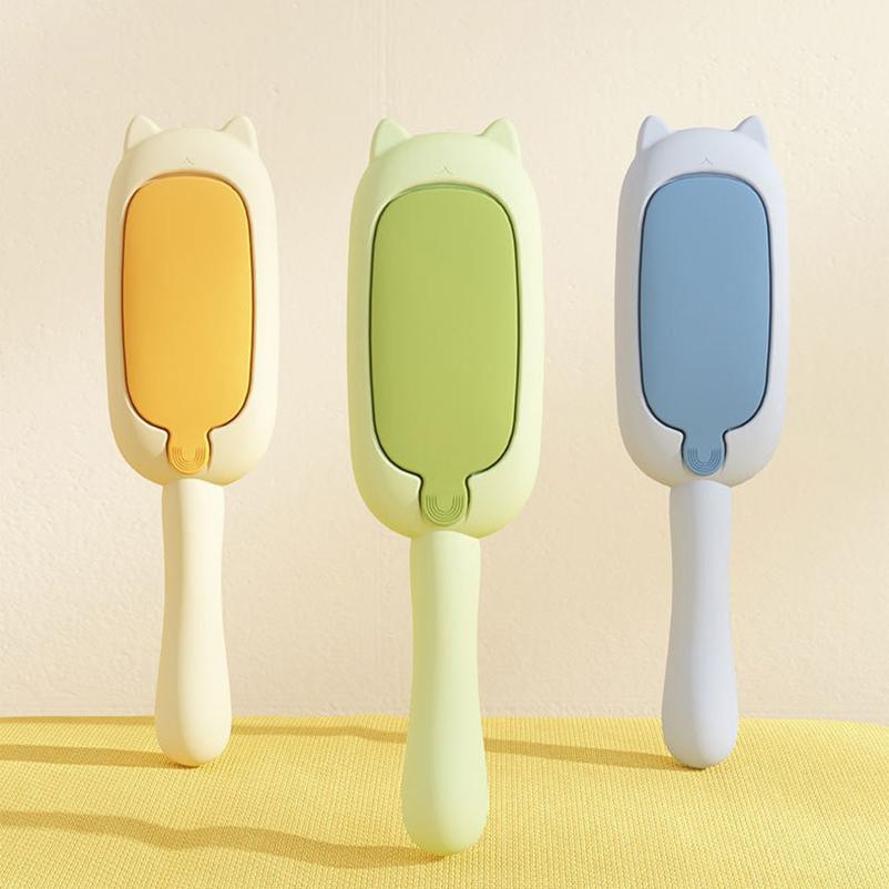 New pet bidirectional adhesive brush Sofa carpet clothing portable cute little raccoon brush