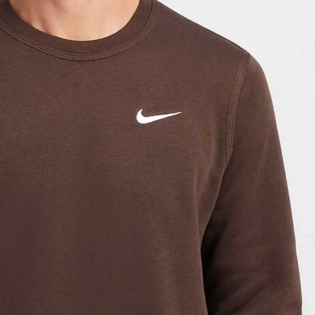 Nike Logo Muster Rundhals Pullover Langarm Sweatshirt Herren Sweatshirt Braun 623459-237
