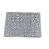3D Silicone Flower Nail Carving Mold Butterfly Stamping Plate Nails Stencils Blossom Nail Template Thin And Washable