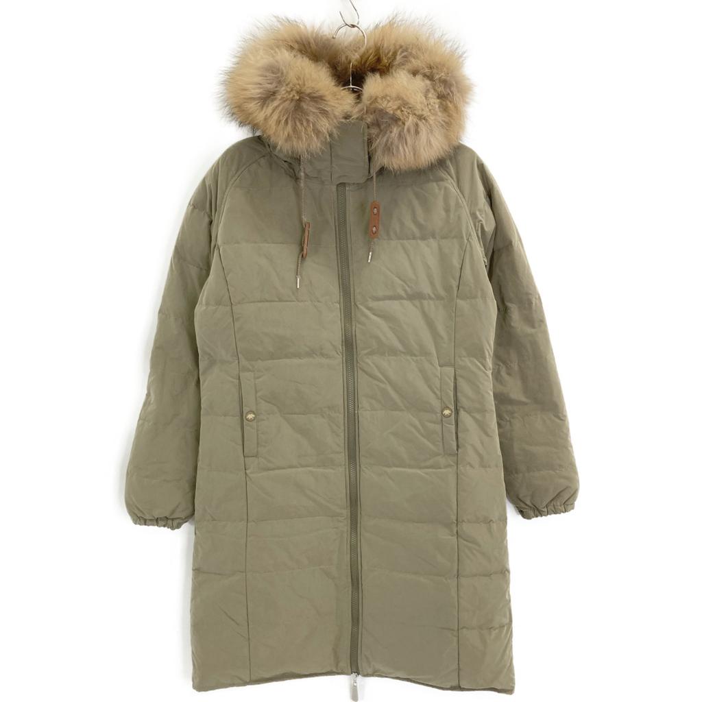 HUNTING WORLD [Внутренний обычный] 72JK62 меховая толстовка пуховик 42 хакиБ/у