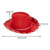 Adjustable Brown Red Felt Cowboy Hat Children Boys Girls Western Costume Party