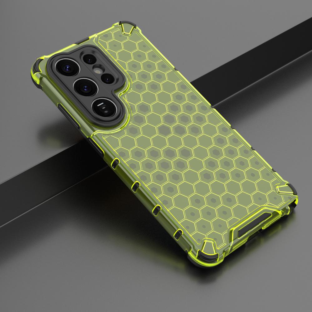 Transparent Honeycomb Military Shockproof Armor Case for Samsung S26 Ultra S25 Edge S24 S23 FE S22 Plus S21 FE A56 A36 A26 A16