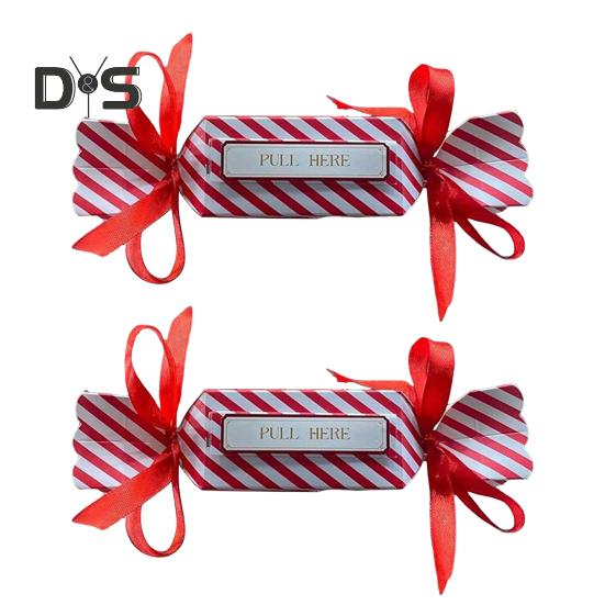 

2 шт. Рождественский сюрприз, выдвижной мешочек для денег, вдохновленный конфетами, выдвижная подарочная коробка для денег, самодельные рождественские держатели для денег в подарок белый/красный