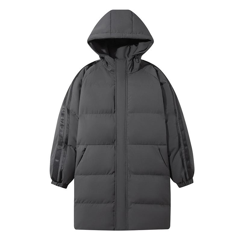 

Одинаковые для мужчин и женщин, свободные и утолщенные куртки с хлопковой подкладкой на зиму, теплые пальто и одежда с хлопковой подкладкой. 3XL темно-серого