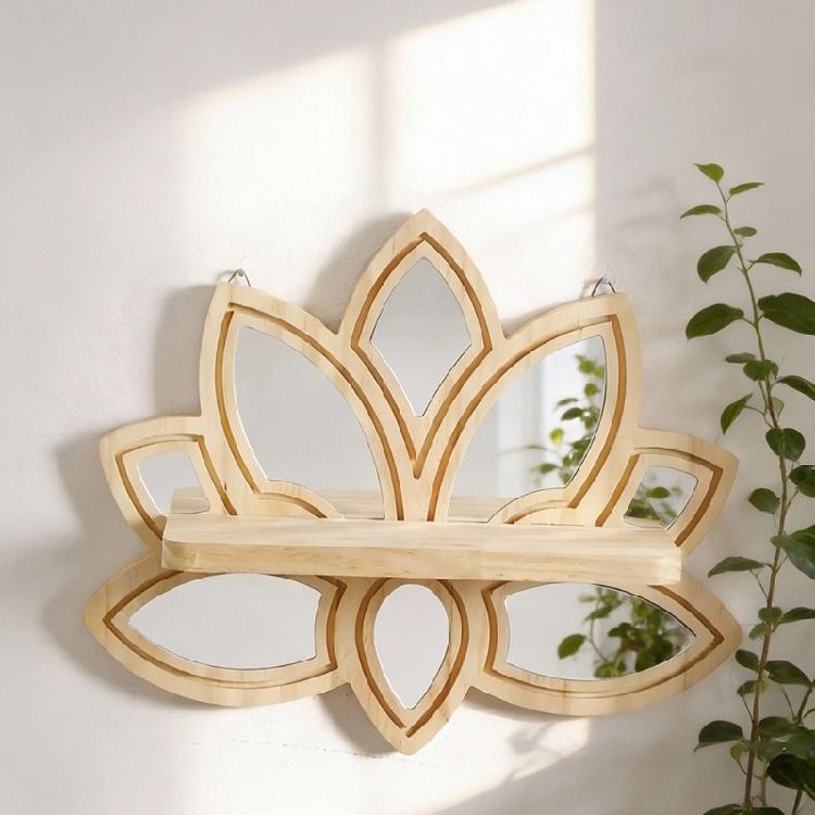 Wall Planter Indoor,Wooden Hanging Vase for Dried Flower,Plant Holders Modern Farmhouses Wall Decors for Living Room