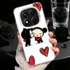 Cartoon Cute Pucca Garu Soft Phone Case for Xiaomi Redmi Note 13 14 15 Pro Plus 12S 12 11S 11 11T 10S 10 Shockproof Cover Back S