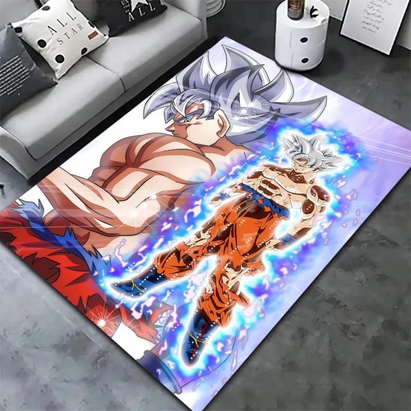 Tappeto Dragon Ball Z per Soggiorno Camera da Letto Casa Decorazione Divano Tappetino Antiscivolo per Gioco Bambini