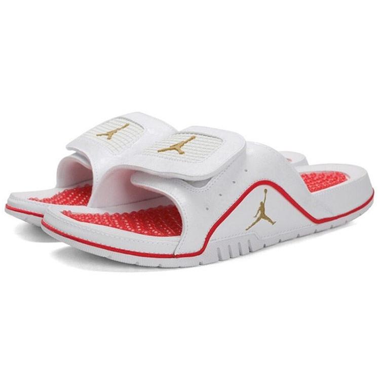 New JORDAN Hydro 4 Retro 'University Red Metallic Gold' 532225-117