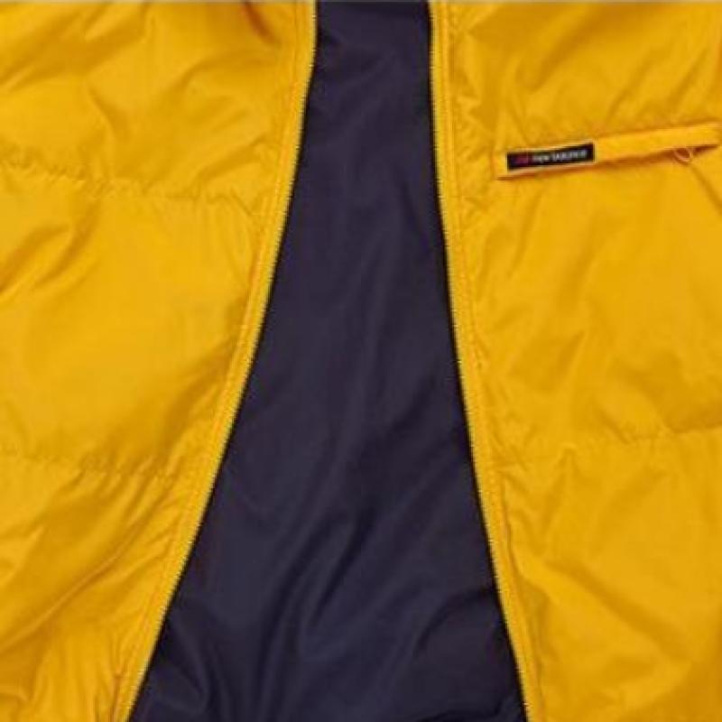 New Balance Unisex Reversible Duck Down Padded Jumper Yellow