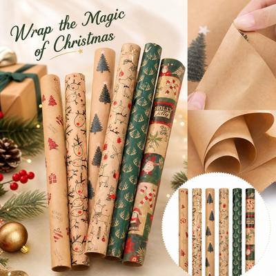 Christmas Wrapping Roll 43cm by Gift Wrap for Holiday Gifts