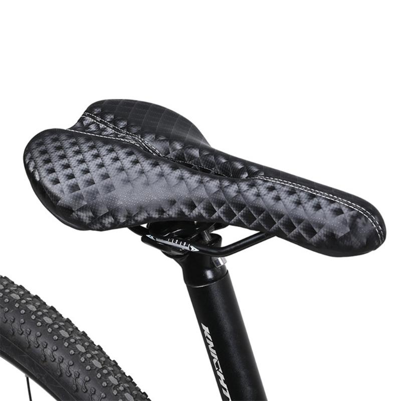 Nonslip Breathable Bike Saddle Seat Pad Replacement Soft Bike Seat Cushion Universal Bicycles Saddle Easy to Install