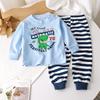 Children's Autumn And Winter Long Sleeved Pure Cotton Thermal Underwear Set