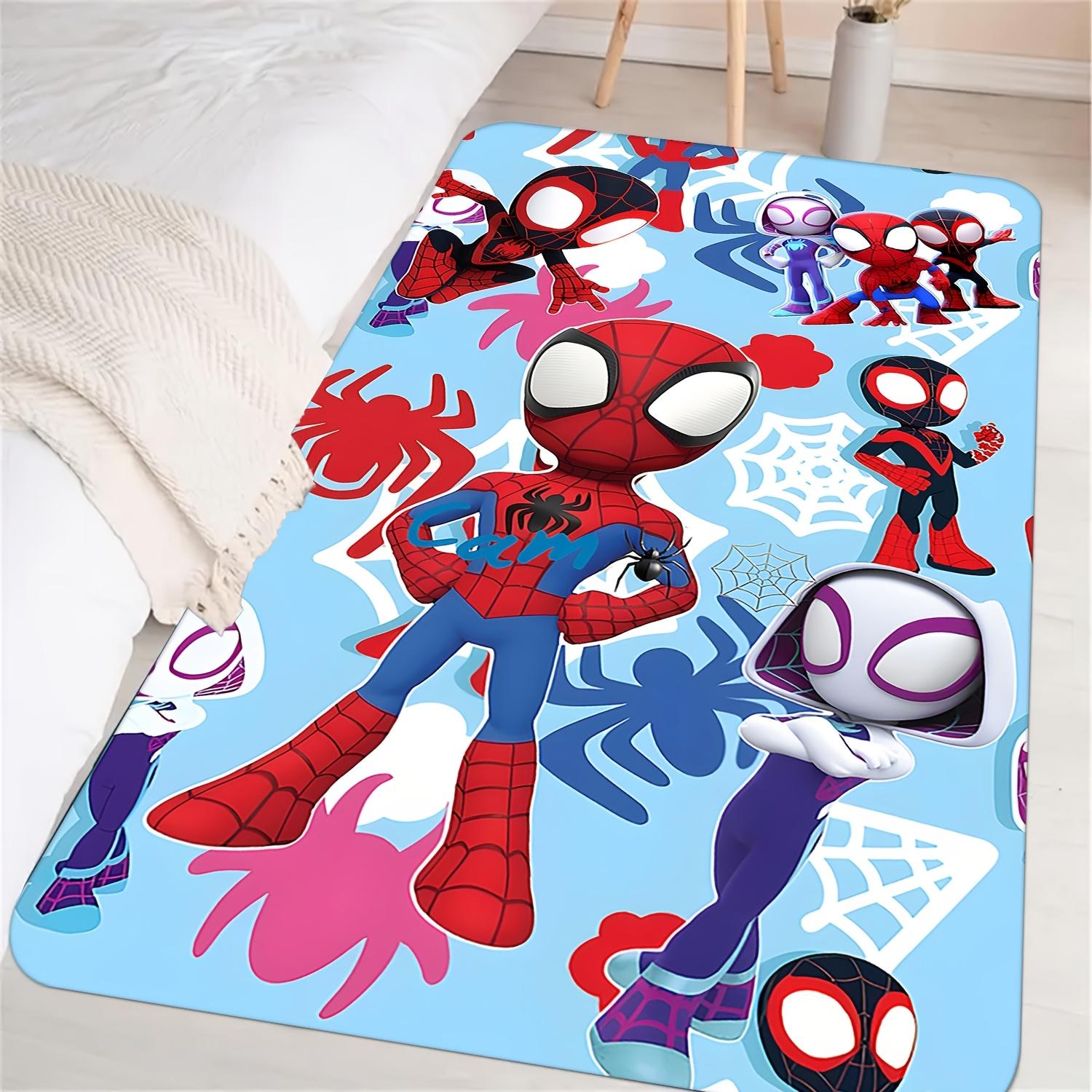 Marvel Printed Doormat with Spider-Man Character Design, Suitable for Living Room, Bedroom, or Game Room Carpet, Indoor/Outdo 40x60cm