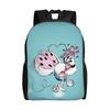 Cute Cartoon D-Diddl Mouse Backpack for Men Women Teenage High School Work Daypack Laptop Computer Canvas Bags Gift