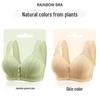 Large Thin Front-Button Bra for Middle-Aged and Elderly Mothers, No Steel Ring, Full-Cup Vest