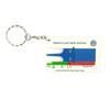 4Pcs Plastic Tire Tread Depth Gauge Plastic Portable Measuring Tread Depth Gauge Digital for Motorcycle Vehicle Car 0-20 Mm