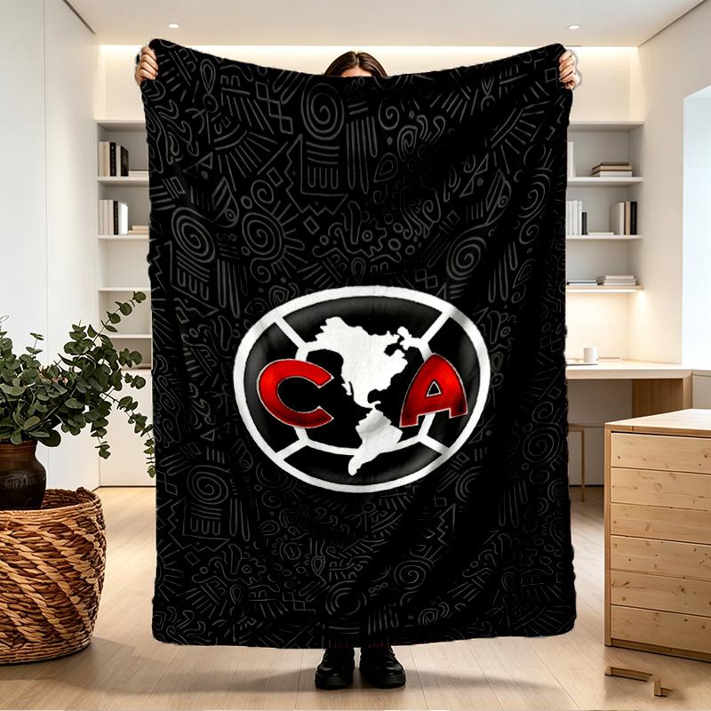 Club America Print Blanket - Soft & Comfortable, for Bedroom, Travel, Sofa, Home Decoration - Birthday Christmas Gift for Friend