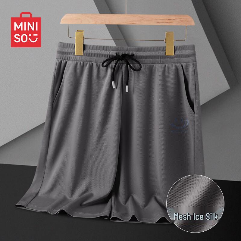 MINISO Men s Retro Quick-Dry Casual Shorts XL