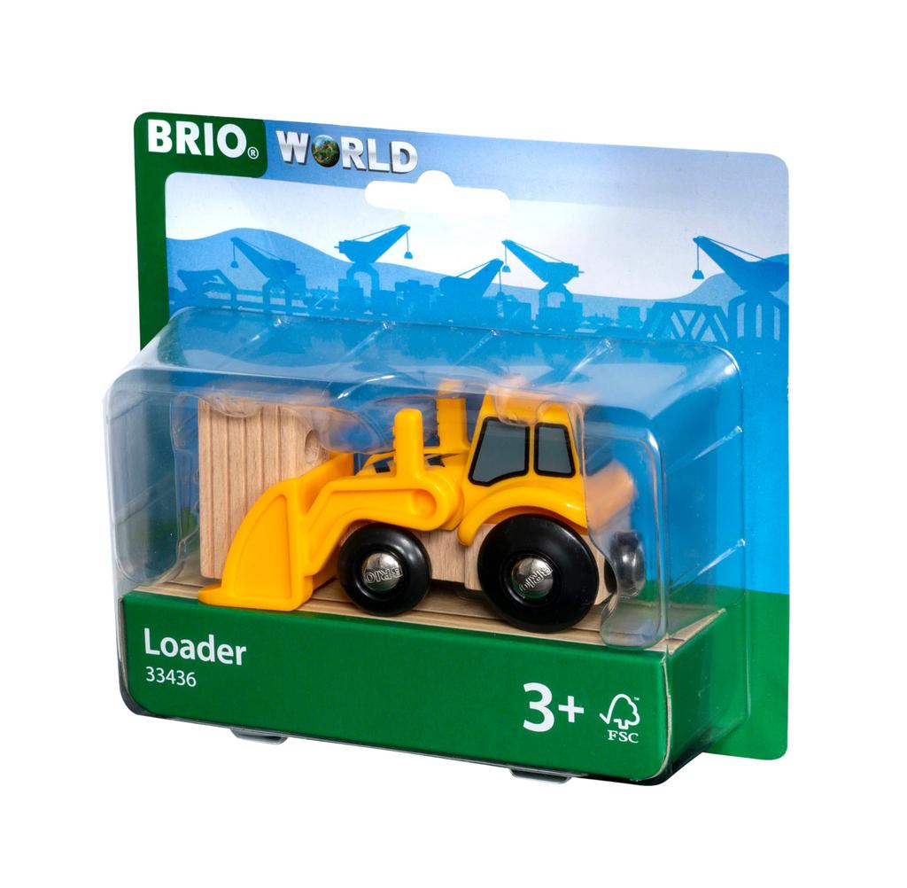 BRIO Loader for ages 3 and Wooden Gift 33436, up. [Toy, Toy, Locomotive, Car, (Birthday/Christmas)]