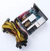2600W Modular Power Supply For Coin Mining 8 Graphic Cards 96% Conversion Rate