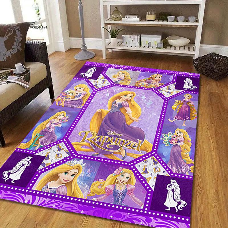 1pc Rapunzel Carpet Area Rug, Bedroom, and Playroom Durable, Stain-Resistant, and Easy To Clean, Living Room