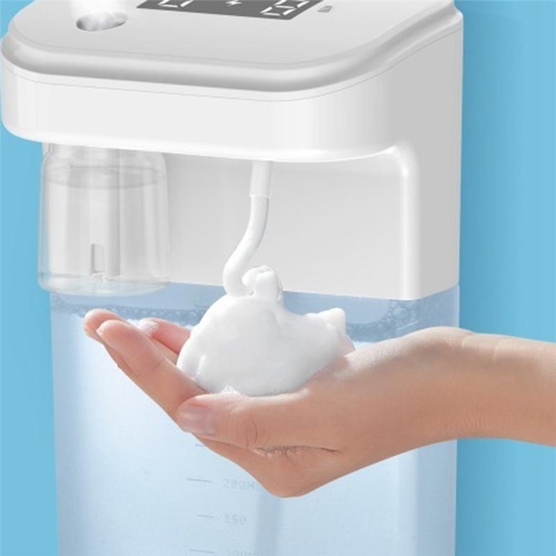 A25F-Mobile Washing Phone Compatible Automatic Induction 2 In 1 Aromatherapy Machine Soap Dispenser Infrared Induction Bubble Ma белый