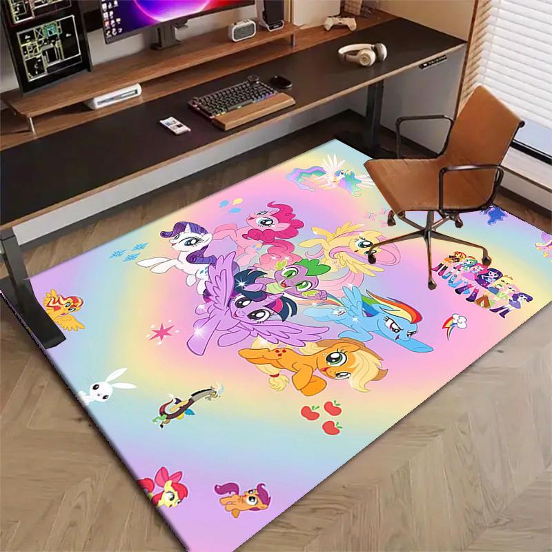 1pc My Little Pony3 Design Printed Area Rug Carpet for Bedroom Living Room Home Decor Rugs Mat Non Slip Mat Rug for Bedside