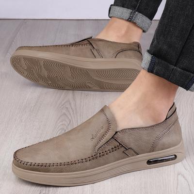 Fashion Casual Men's Leather Shoes Classic Gentleman Quality Style Office and Driving Outdoor Leisure Walking Comfortable Office Shoes