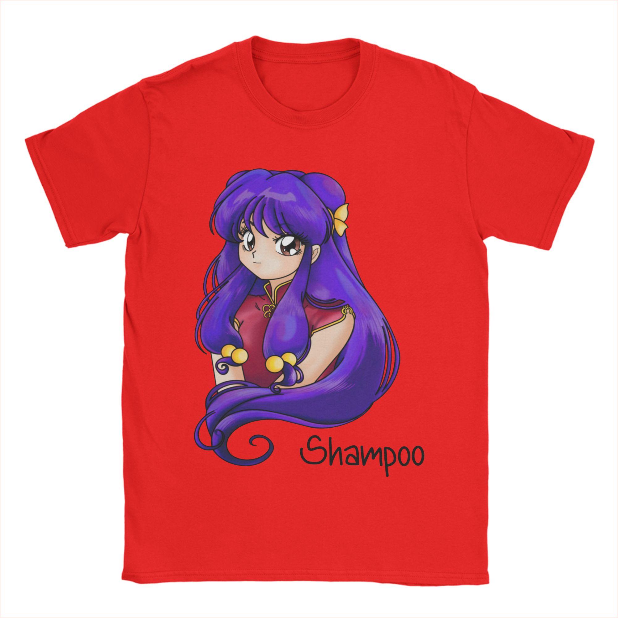 Shampoo Ranma 12 TShirt Men Anime Manga Akane P Chan Panda Funny Cotton Tees Crew Neck Short Sleeve T Shirts Summer Clothing S