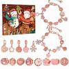 DIY Beaded Bracelet Advent Calendar: Rose Gold Jewelry for Christmas, New Year, Valentine's Day Gifts