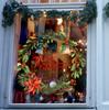 La Ghirlanda di Natale è Completamente Trasparente e Visibile da Entrambi i Lati, con Adesivi Decorativi per la Casa sul Vetro