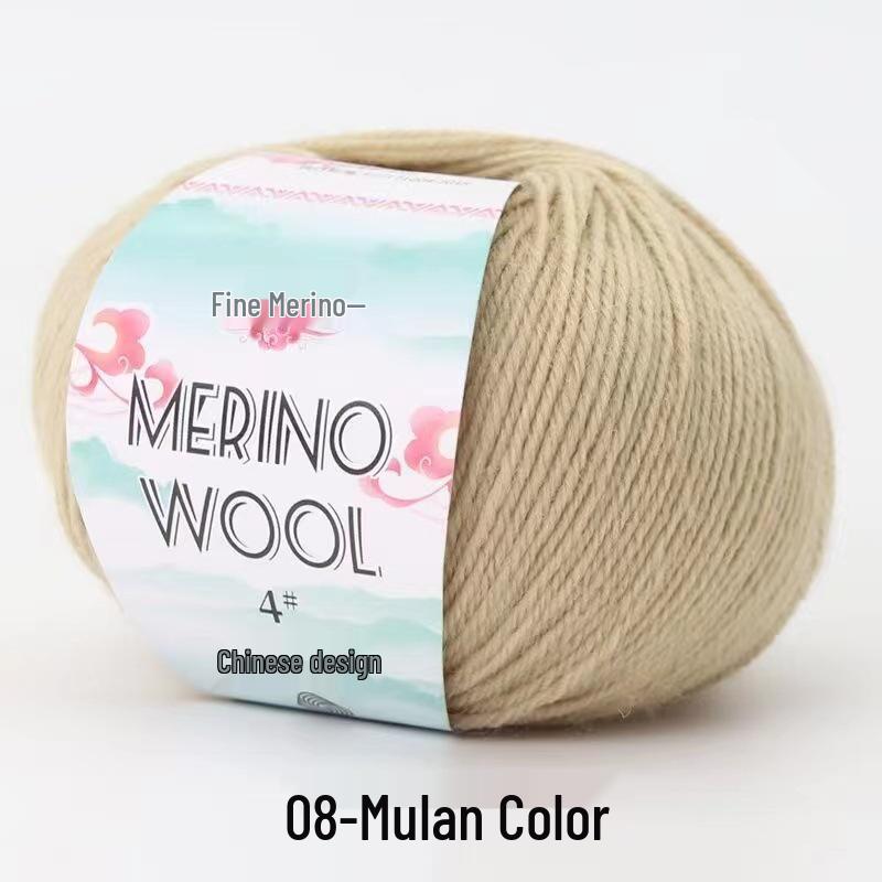 Chunky Merino Wool Yarn 50g for DIY Knitting & Crochet Sweaters and Scarves