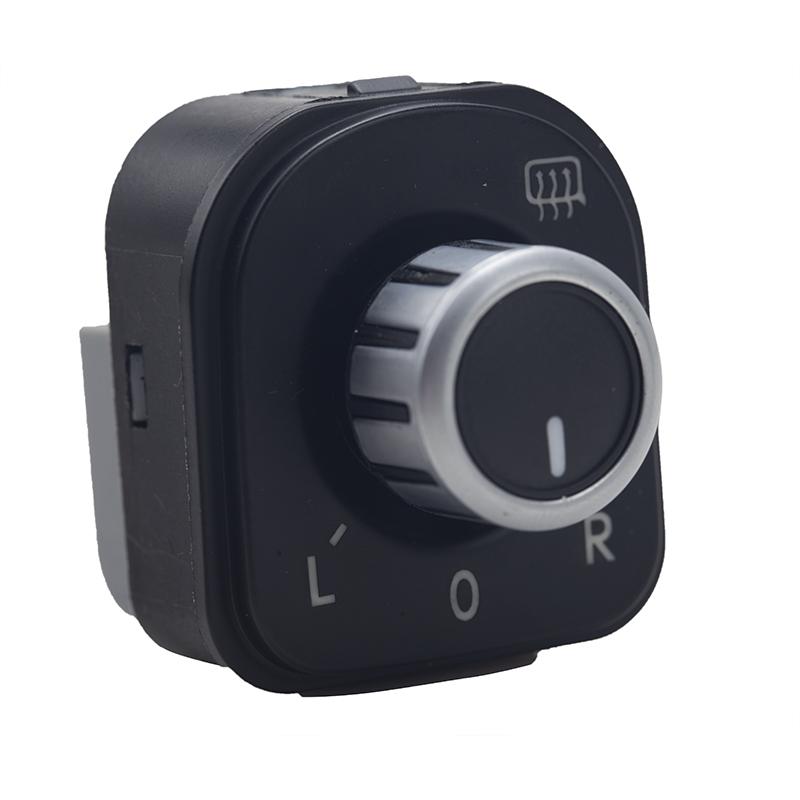 Auto Seitenspiegel Schalter Knopf Fit Rückspiegel Einstellen Beschichtung Steuerknopf Für VW Jetta Golf 5 6 MK5 MK6 Tiguan Rabbit CC Eos