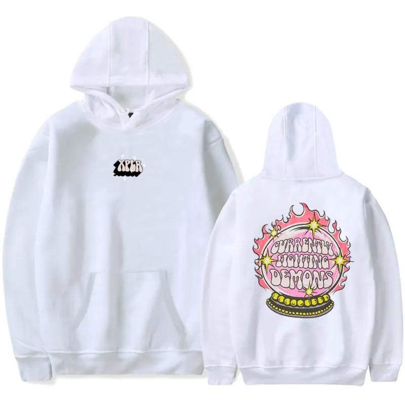 XPLR men's and women's hooded sweatshirts unisex long sleeved sportswear with Sam's and Colby Merck print logos hip-hop style