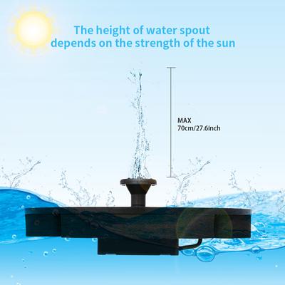 Solar Automatic Fountain Pump With 4 Different Spray Pattern Heads Water Fountain Floating Pump Pond And Garden Buy At A Low Prices On Joom E Commerce Platform