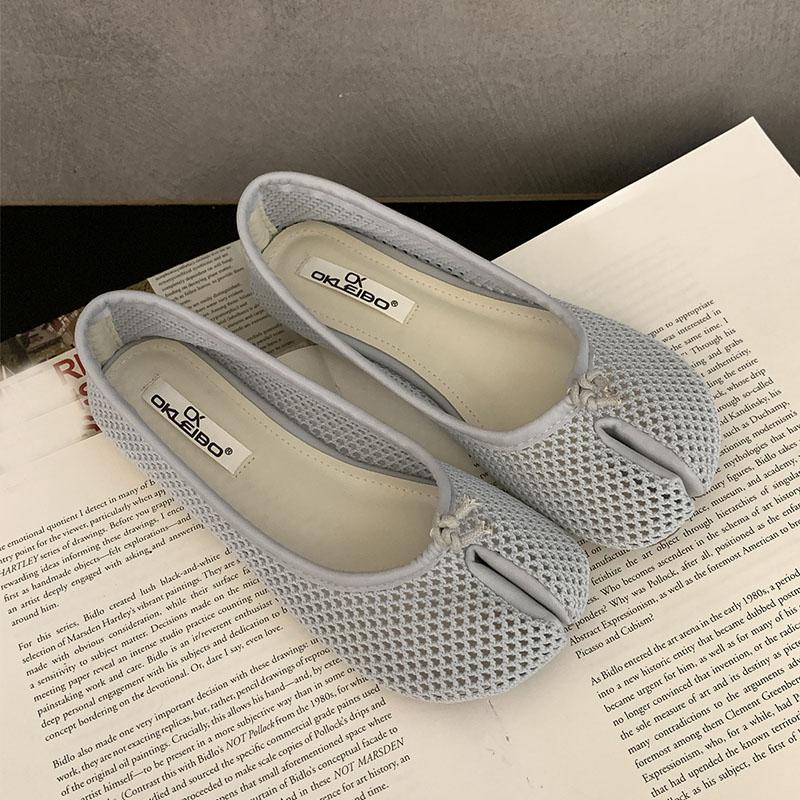 Fashion Fashion Mesh Ladies Flats Slip On Shoes Summer Spring Female Breathable Footwear Shallow Luxury Women Ballet Flats Shoes
