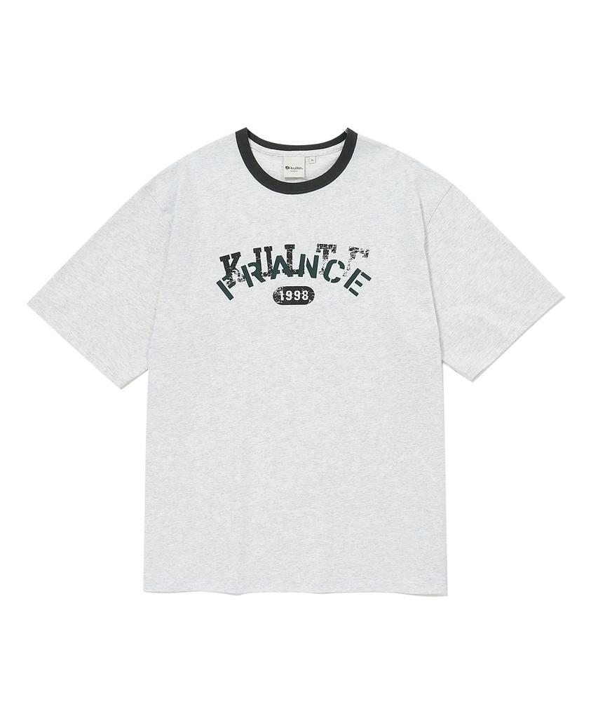 KULTE Stamp Ringer T-Shirt L.Melange