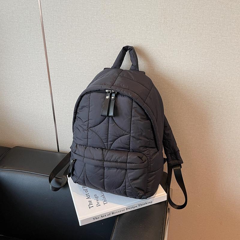 

Large-capacity student class backpack New outdoor travel commuting leisure simple sports backpack чёрный